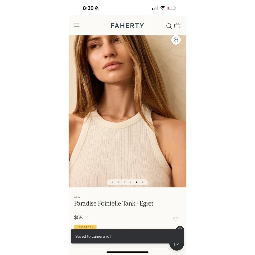 Faherty Tank large - Picture 3 of 6